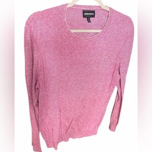 Bonobos Men's Pink Crewneck Sweater
